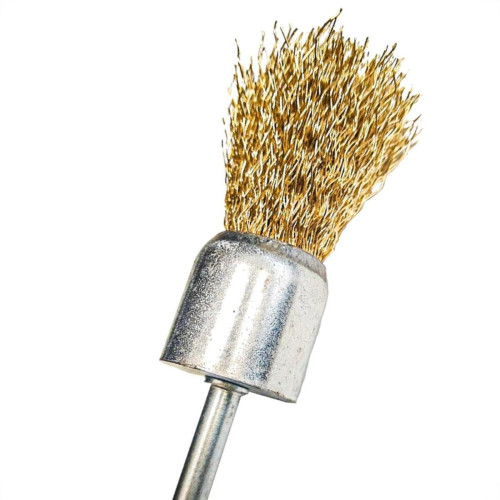 Escova De Aco Pincel Mil Kits Aco Latonado Para Furadeira 1'' X M28