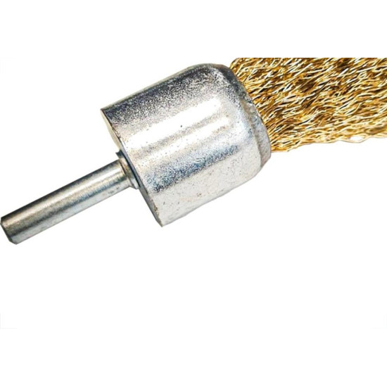 Escova De Aco Pincel Mil Kits Aco Latonado Para Furadeira 1'' X M28