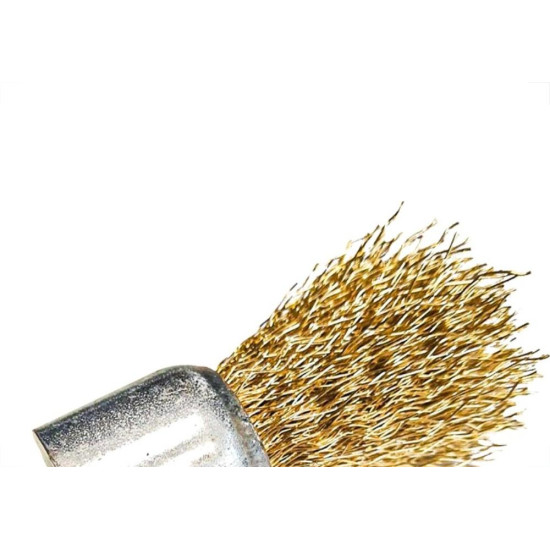 Escova De Aco Pincel Mil Kits Aco Latonado Para Furadeira 1'' X M28