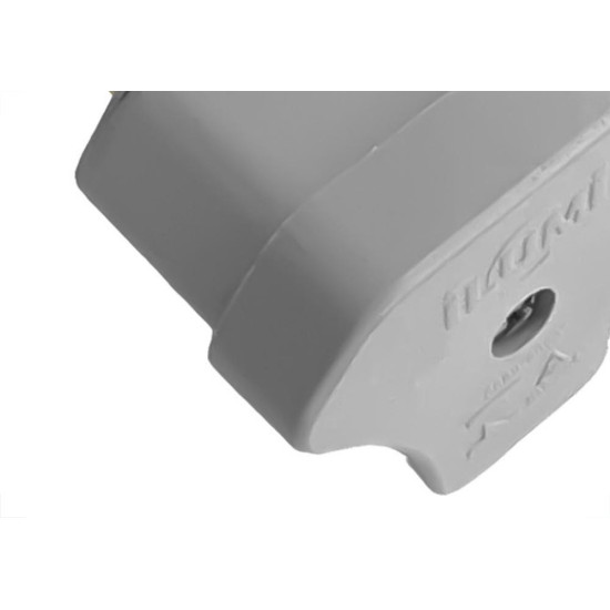 Pino Triangulo Ilumi 2 Polos 10A. Cinza - 1427Pct - Kit C/10 Pecas Pino Triangulo Ilumi 2 Polos 10A. Cinza - 1427Pct - Kit C/10 Pecas