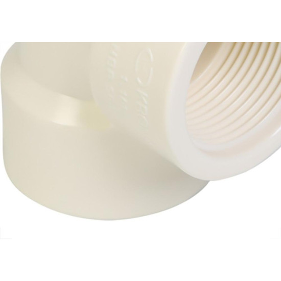 Joelho Branco Krona Rosca 1/2'' - Kit C/20 Pecas