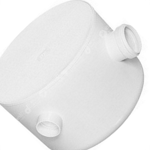 Caixa Sifonada Luconi 250X 50 Redonda Gordura Branca