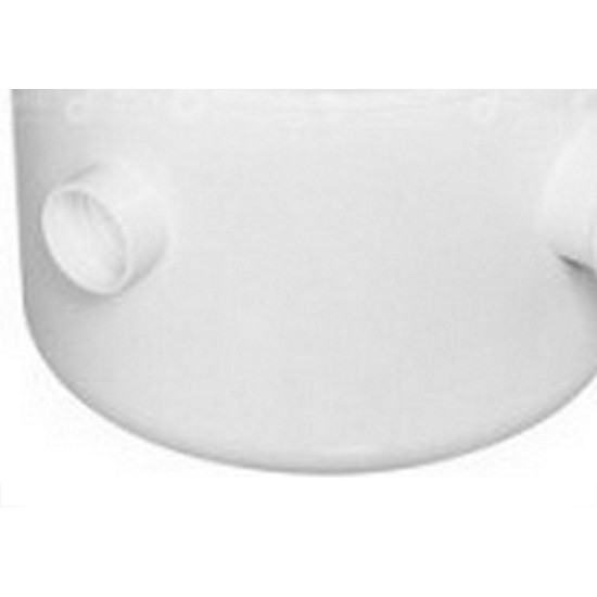 Caixa Sifonada Luconi 250X 75 Redonda Gordura Branca