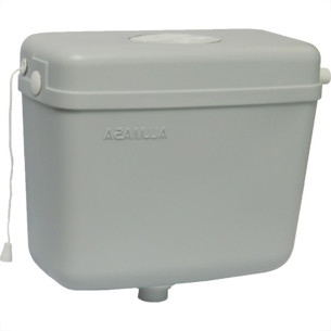 Caixa De Descarga Alumasa Sem Engate Cinza Claro