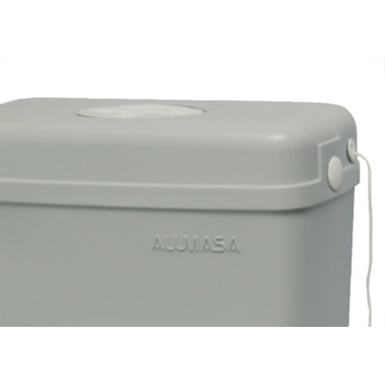 Caixa De Descarga Alumasa Sem Engate Cinza Claro