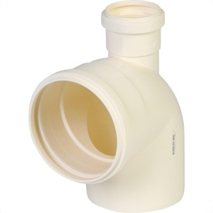 Joelho Esgoto Krona 100Mm X 50Mm Com Visita - Kit C/10 Pecas