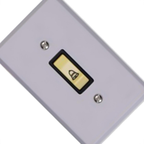 Conjunto Ilumi Cinza Com Placa 1 Tecla Campainha - 1313 Conjunto Ilumi Cinza Com Placa 1 Tecla Campainha - 1313