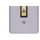 Conjunto Ilumi Cinza Com Placa 1 Tecla Campainha - 1313 Conjunto Ilumi Cinza Com Placa 1 Tecla Campainha - 1313