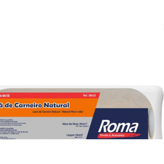 Rolo La Roma 23Cm 100% Natural 290/23 Rolo La Roma 23Cm 100% Natural 290/23