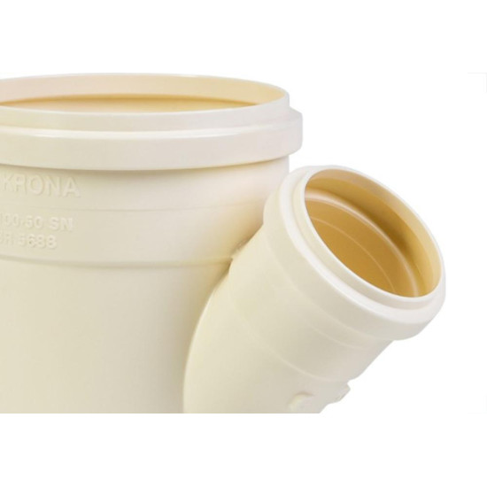 Juncao Esgoto Krona Reducao 100X75Mm - Kit C/10 Pecas