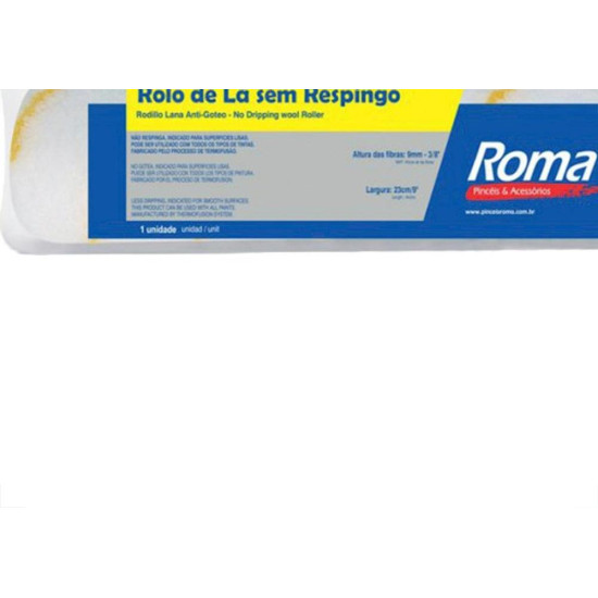 Rolo La Roma Sem Respingo 822/23 23Cm Rolo La Roma Sem Respingo 822/23 23Cm