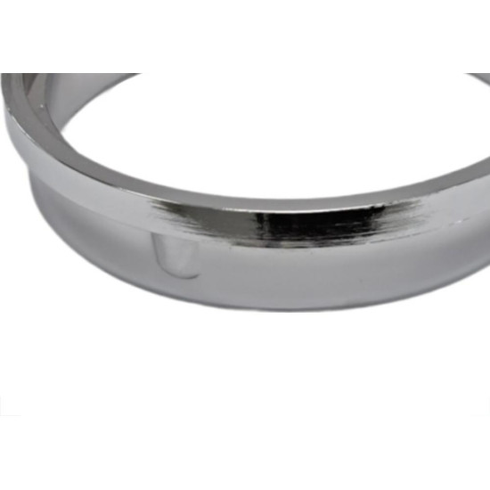 Porta Grelha Pvc Dacunha Redonda 15Cm Cromada Porta Grelha Pvc Dacunha Redonda 15Cm Cromada