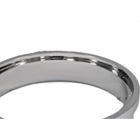 Porta Grelha Pvc Dacunha Redonda 15Cm Cromada Porta Grelha Pvc Dacunha Redonda 15Cm Cromada