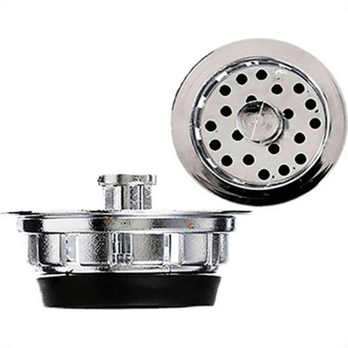 Cestinha Valvula Americana Overtime Pvc Cromado - Kit C/6 Pecas Cestinha Valvula Americana Overtime Pvc Cromado - Kit C/6 Pecas