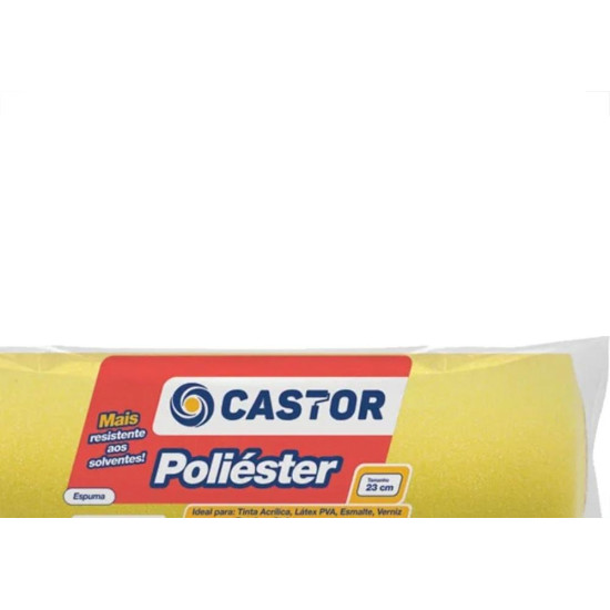 Rolo De Poliester Castor 23Cm - 039 Rolo De Poliester Castor 23Cm - 039