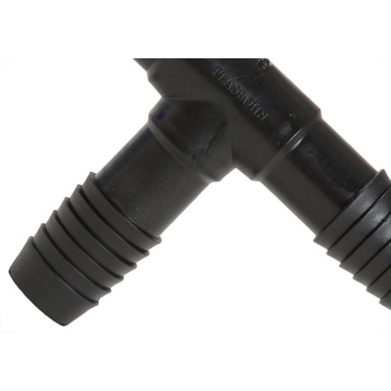 Conexao Preta Plasbohn Te Interno Triplo 1/2'' - Kit C/25 Pecas