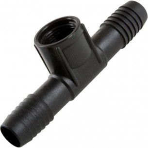Conexao Preta Plasbohn Te Interno Rosca Interna 1/2'' - Kit C/25 Pecas