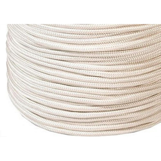 Corda Poliester Polifio Trancada Branca 3Mm - 1Kg