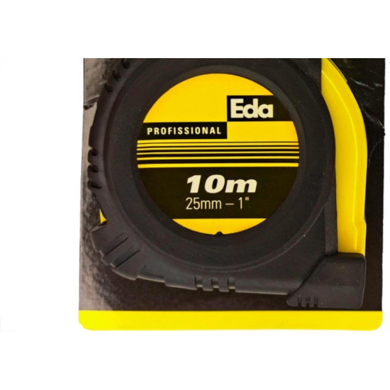 Trena Eda Emborrachada Profissional10Mx25Mm Com Ima - 8Bn Trena Eda Emborrachada Profissional10Mx25Mm Com Ima - 8Bn