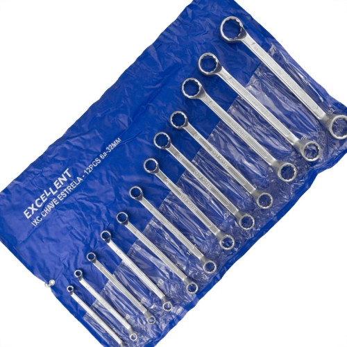 Chave Estrela Jogo Eda Excellent Com 6 Pecas 6 A 22Mm - 1Xb Chave Estrela Jogo Eda Excellent Com 6 Pecas 6 A 22Mm - 1Xb