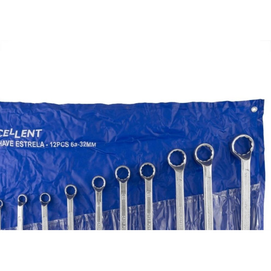 Chave Estrela Jogo Eda Excellent Com 6 Pecas 6 A 22Mm - 1Xb Chave Estrela Jogo Eda Excellent Com 6 Pecas 6 A 22Mm - 1Xb