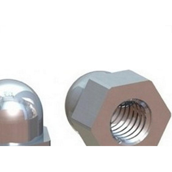 Porca Calota Inox Jomarca 3/16 X 5/16 Com 50 Pecas Porca Calota Inox Jomarca 3/16 X 5/16 Com 50 Pecas