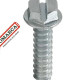 Parafuso Auto Atarraxante Sextavado E Fenda Com Arruela Jomarca 6,3 X 19Mm - Kit C/2 Cartelas