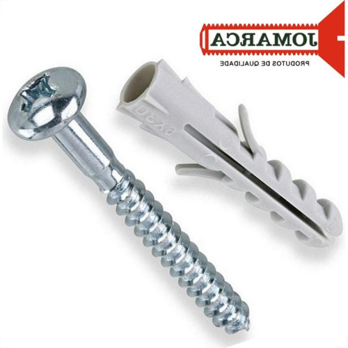Parafuso Com Bucha 10 Cabeca Panela Auto Atarrachante Reta Pacote Com 100 Pecas Jomarca (5,5 X50Mm) Parafuso Com Bucha 10 Cabeca Panela Auto Atarrachante Reta Pacote Com 100 Pecas Jomarca (5,5 X50Mm)