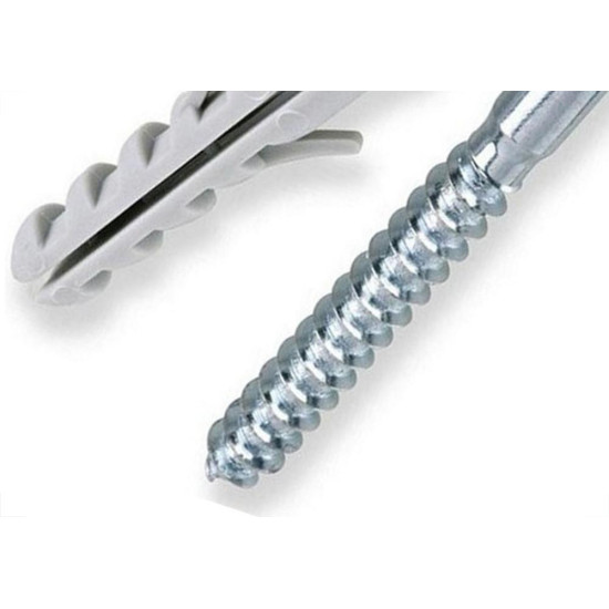 Parafuso Com Bucha 10 Cabeca Panela Auto Atarrachante Reta Pacote Com 100 Pecas Jomarca (5,5 X50Mm) Parafuso Com Bucha 10 Cabeca Panela Auto Atarrachante Reta Pacote Com 100 Pecas Jomarca (5,5 X50Mm)
