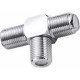 Emenda Para Fio Coaxial Tipo '' T '' Pacote Com 10 Pecas Emenda Para Fio Coaxial Tipo '' T '' Pacote Com 10 Pecas