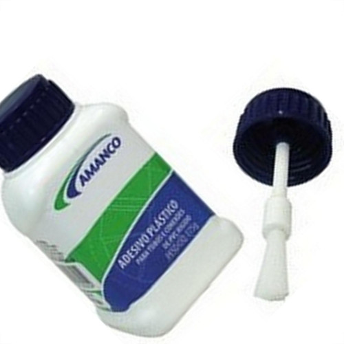 Cola Para Tubos E Conexoes Pvc Amanco 175Gr. Frasco Com Pincel Cola Para Tubos E Conexoes Pvc Amanco 175Gr. Frasco Com Pincel