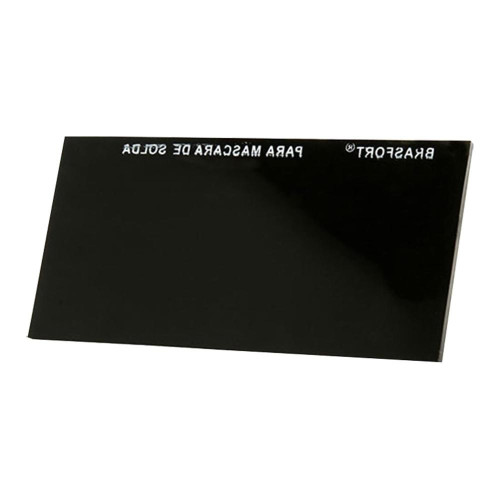 Vidro Retangular Escuro Brasfort Para Mascara De Solda No.14 - Kit C/5 Pecas Vidro Retangular Escuro Brasfort Para Mascara De Solda No.14 - Kit C/5 Pecas