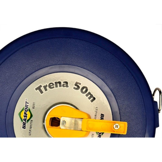 Trena De Fibra Fechada Brasfort 50M Trena De Fibra Fechada Brasfort 50M