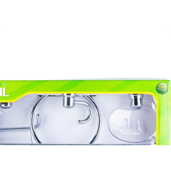 Acessorio Wc Brasil Kit Com 5 Pecas Cromado Acessorio Wc Brasil Kit Com 5 Pecas Cromado