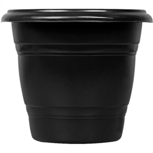 Vaso Pl.Redondo N.13 Preto-9498
