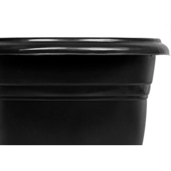 Vaso Pl.Redondo N.13 Preto-9498