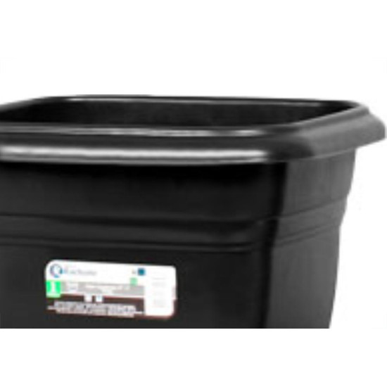 Vaso Pl.Quadrado N.17 Preto-9248 Vaso Pl.Quadrado N.17 Preto-9248
