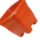Vaso Pl.Quadrado N.17 Marrom-9448 Vaso Pl.Quadrado N.17 Marrom-9448