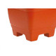 Vaso Pl.Quadrado N.17 Marrom-9448 Vaso Pl.Quadrado N.17 Marrom-9448