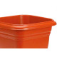 Vaso Pl.Quadrado N.17 Marrom-9448 Vaso Pl.Quadrado N.17 Marrom-9448