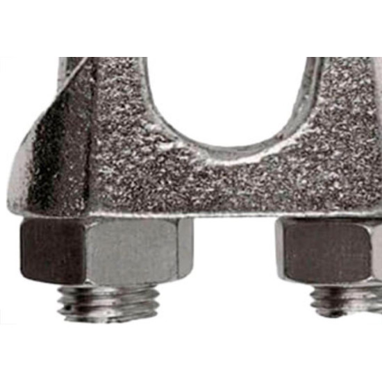 Clips P/Cabo De Aco Starfer 03-1/8 - Kit C/50 PC Clips P/Cabo De Aco Starfer 03-1/8 - Kit C/50 PC
