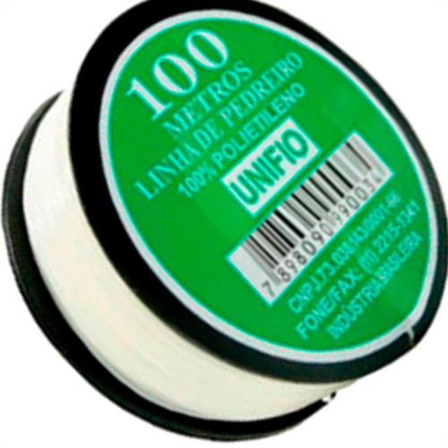 Linha P/Ped.Lisa Unifio C/100Mt - Kit C/12 PC Linha P/Ped.Lisa Unifio C/100Mt - Kit C/12 PC