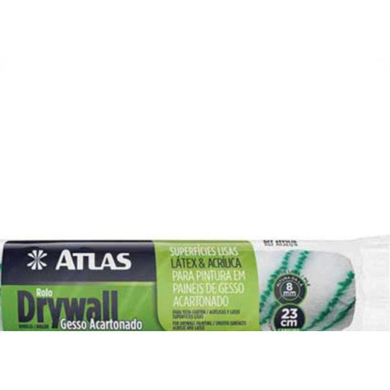 Rolo P/Drywall Atlas 23Cm-321/8 Rolo P/Drywall Atlas 23Cm-321/8