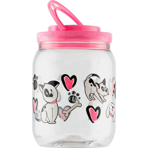 Pote Bandeirante Dog Rosa 1,7L-0201 Pote Bandeirante Dog Rosa 1,7L-0201