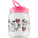 Pote Bandeirante Dog Rosa 1,7L-0201 Pote Bandeirante Dog Rosa 1,7L-0201