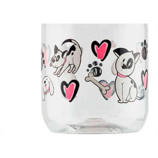 Pote Bandeirante Dog Rosa 1,7L-0201 Pote Bandeirante Dog Rosa 1,7L-0201