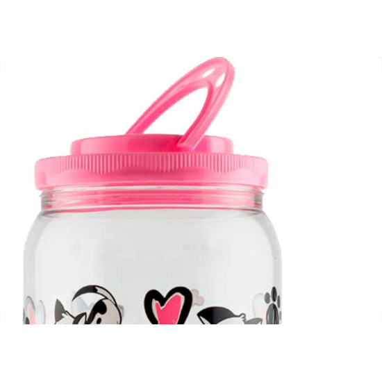 Pote Bandeirante Dog Rosa 1,7L-0201 Pote Bandeirante Dog Rosa 1,7L-0201