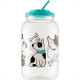 Pote Bandeirante Dog Azul 3,6L-0400 Pote Bandeirante Dog Azul 3,6L-0400