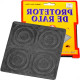 Protetor De Ralo Quad.19X19Cm-Mx082 Protetor De Ralo Quad.19X19Cm-Mx082