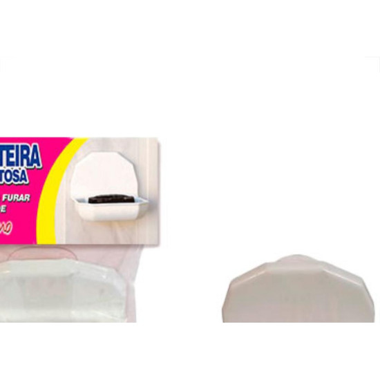 Saboneteira C/Ventosa Pp Brca-Mx062 Saboneteira C/Ventosa Pp Brca-Mx062
